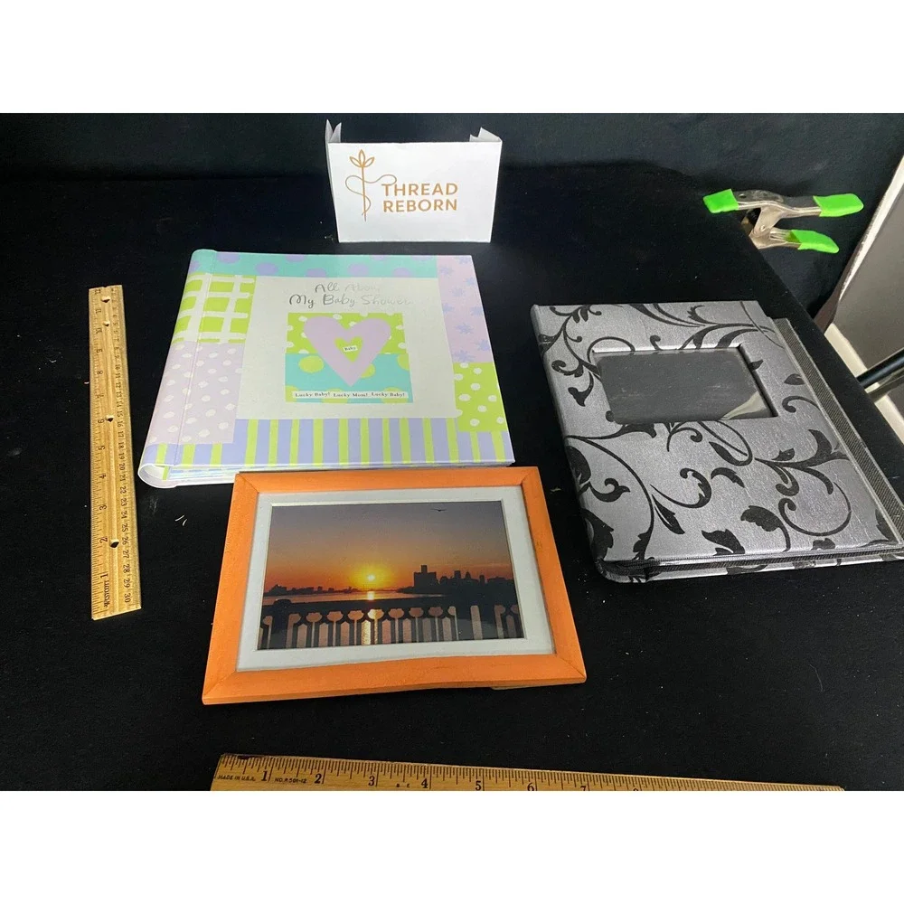 Photo Album: Baby Shower Photo Album Picture Frame‎ Bundle New Baby  LOT